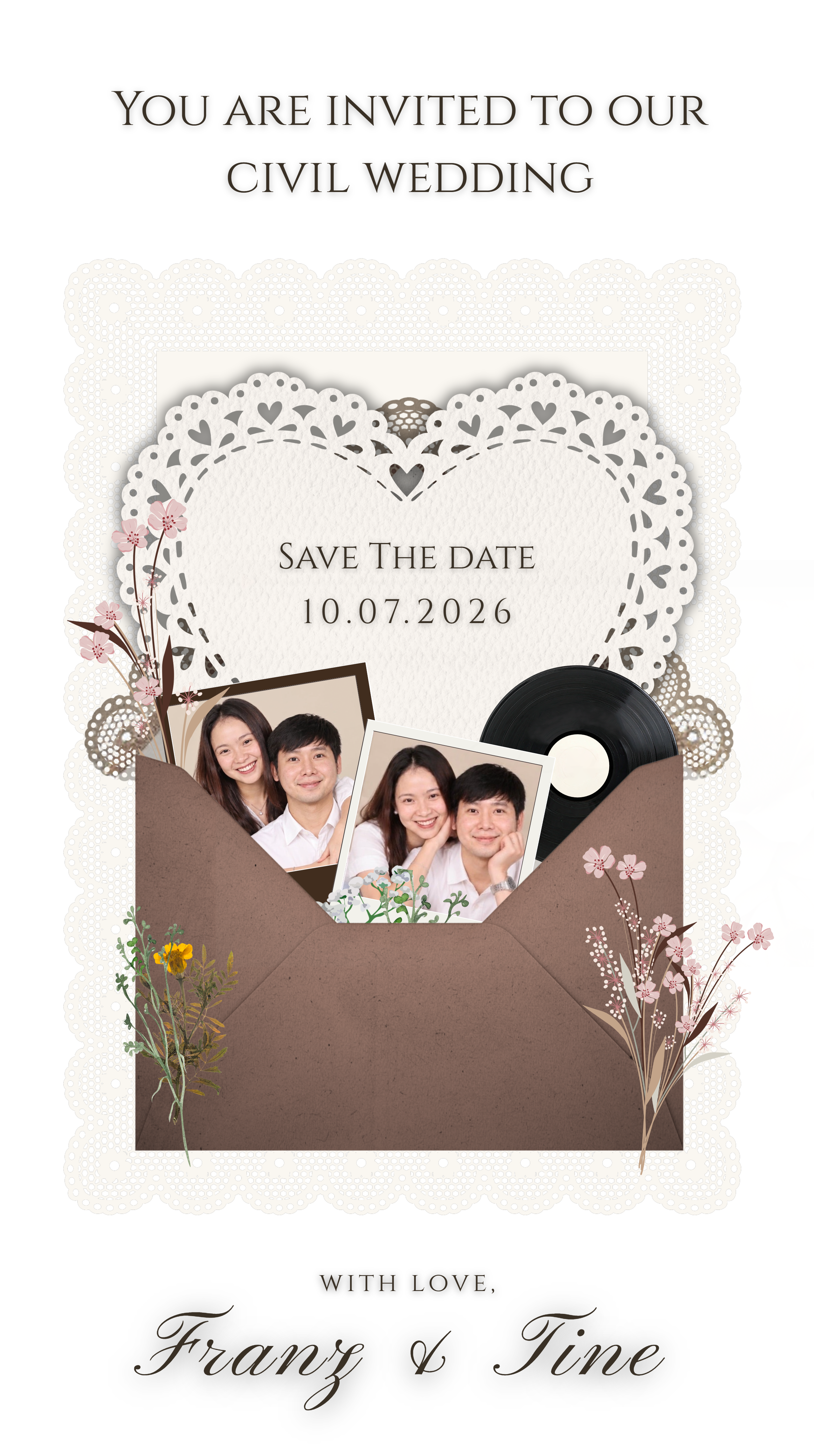 Save The Date - Franz & Tine